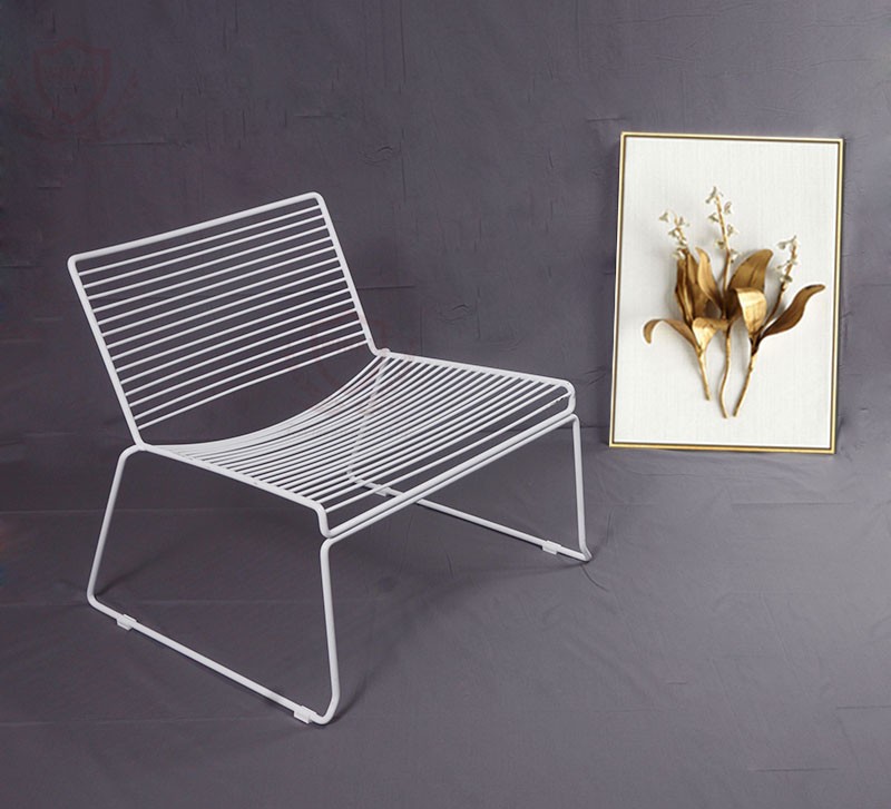 black home furniture classic metal wire chair
