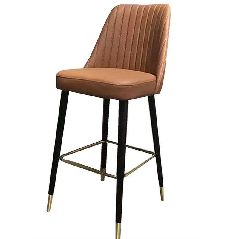 wholesale pu bar chairs indoor leather bar stool