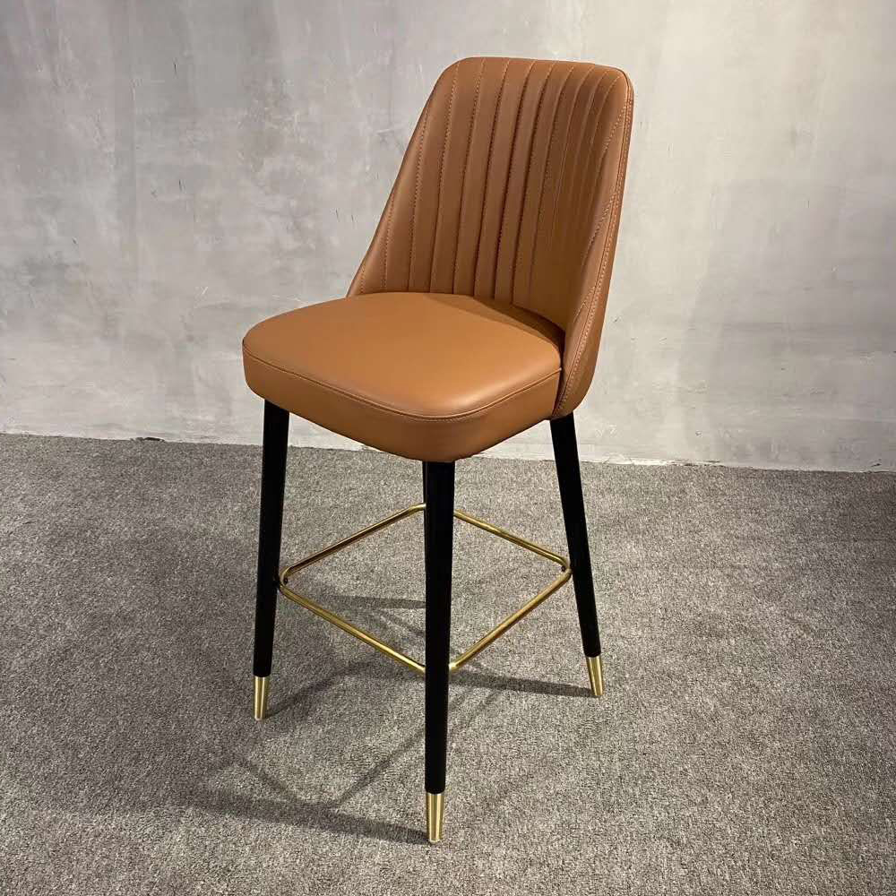 wholesale pu bar chairs indoor leather bar stool