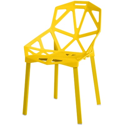 stackable plastic modern chair outdoor dining