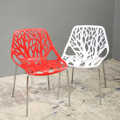 design tree back sillas plastico chaise modern living room chair