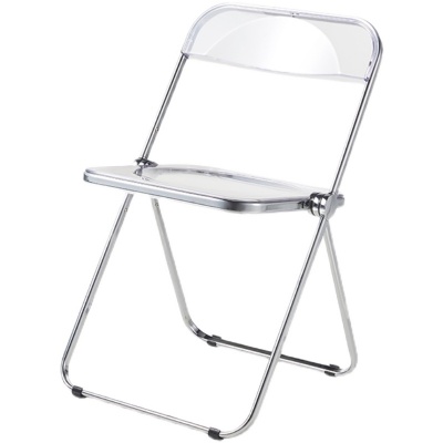 wholesale white resin folding chair transparent folding chair