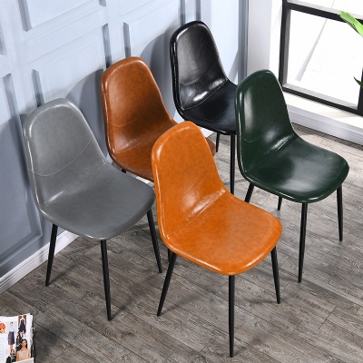 furniture upholstered leather dining chair vintage