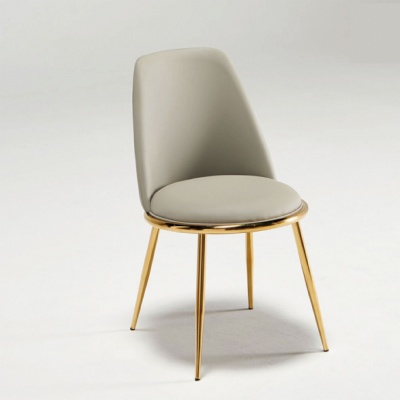 furniture upholstered leather dining chairs with gold legs