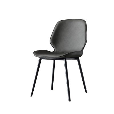 restaurant hotel supplies chair pu leather nordic dining chair