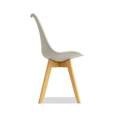 scandanavian plastic chair pp plastic dining chair restaurant nordic chair dining solid wood