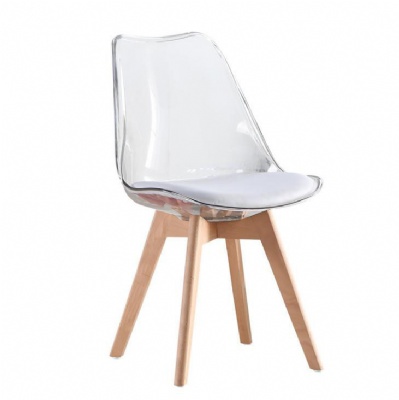 newest wooden legs chairs dining chair clear chairs transparent acrylic