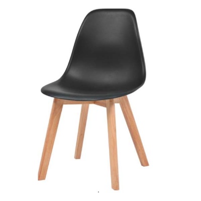 nordic plastic chair for cafe modern scandinavian dinning chairs