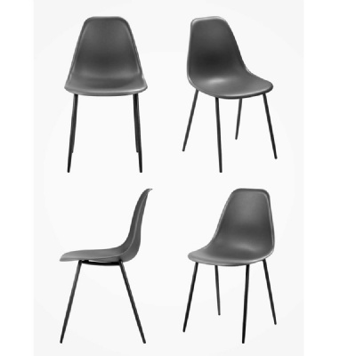 cafe pp chairs pp plastic metallic frame dinning chair