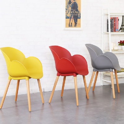 designer dining chair plastic dining chair with arms