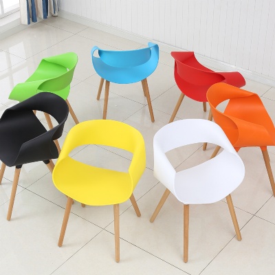 modern design dining chairs plastic dining chair with arms