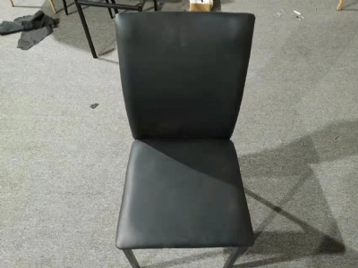 furniture upholstered dining chair modern genuine leather dining chair