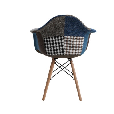 dining upholstered patchwork fabric chairs cafe chairs