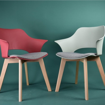 dining chair colorful plastic fabric chairs cafe chairs