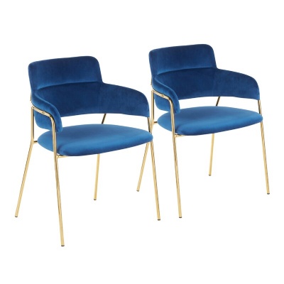 gold leg modern nordic arm chair velvet dinning chairs