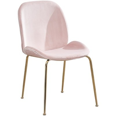 gold leg modern velvet green upholstered dining chair