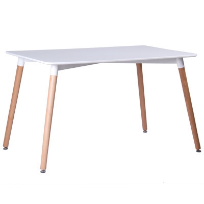 Solid wood leg mdf cafe furniture table coffee dinning table