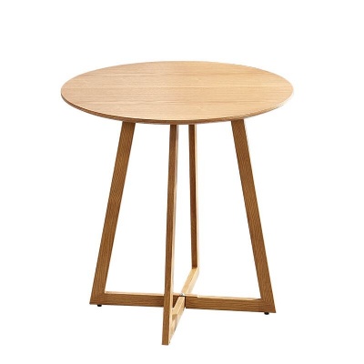 Solid wood leg mdf wooden dinning table