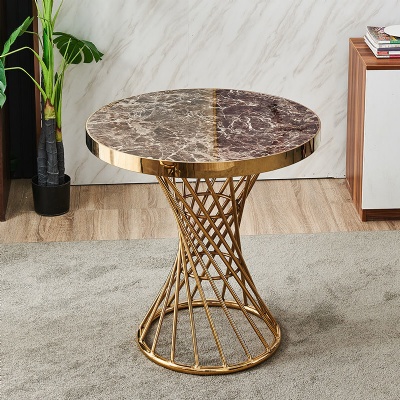 gold leg design nordic luxury ceramic round dining table