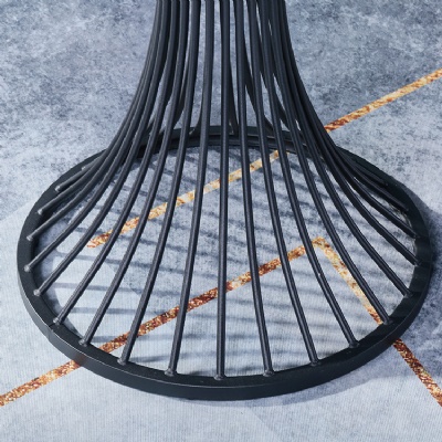 metal leg design nordic marble round coffee table