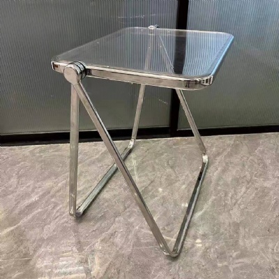 luxury clear PET folding rectangle table