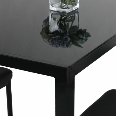 rectangle tempered glass european style classic design office table