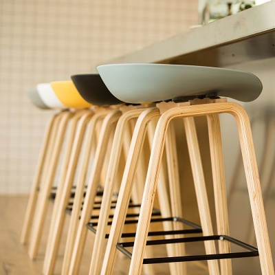 high bar stool wood chair plastic bar stools for kitchen