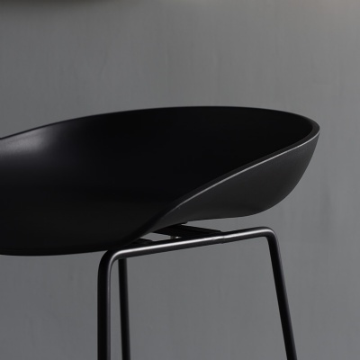 high bar stool metal leg plastic bar stools for kitchen