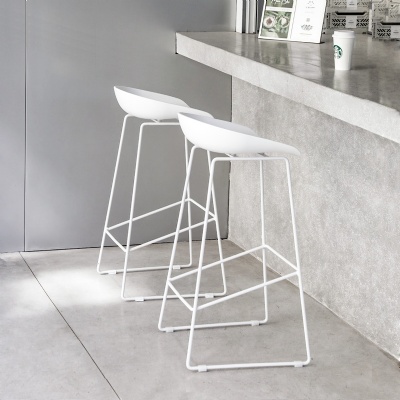 high bar stool metal leg plastic bar stools for kitchen