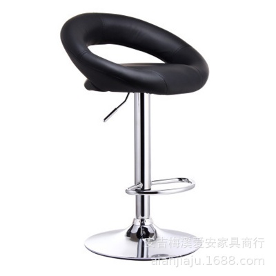 metal swivel leg kitchen counter height donut leather bar stool