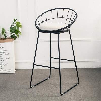 classic golden leg iron restaurant vintage metal wire bar stool chairs