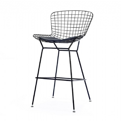 high back classic iron restaurant vintage metal wire bar stool chairs
