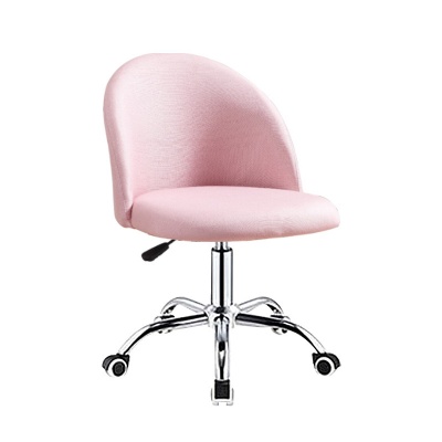 luxury metal adjustable swivel fabric office chair bar stool