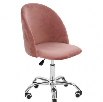 luxury metal adjustable swivel fabric office chair bar stool