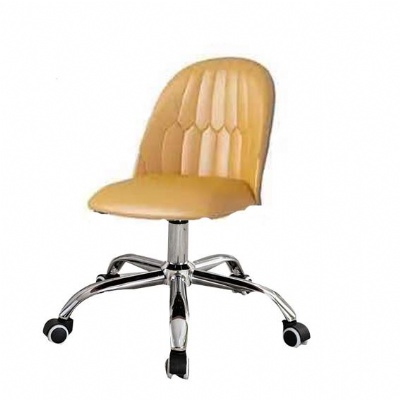 luxury metal adjustable swivel fabric office chair bar stool