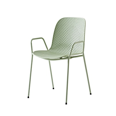 Hot sale luxury living room furniture  plastic metal dining chair designer plastic dining chair