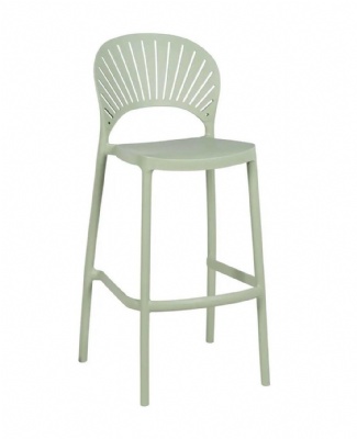 Scandinavian Wholesale Modern Plastic Bar Stool High Back Bar chairs