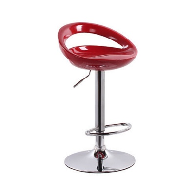 Wholesale Modern Cheap ABS Plastic Bar Stool High Chair Adjustable Swivel Juice Breakfast Counter Bar Chair for Kitchen Bar