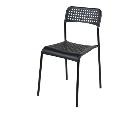 Dining chair leather metal plastic chair part back and seat restaurant plastic chairs