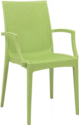 cane design chair furniture modern rattan chair outdoor restaurant cafe bistro dining room plastic chair