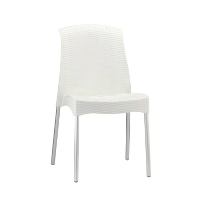 plastic chairs with metal legs Plastic metal dining chair simple design dining chairs