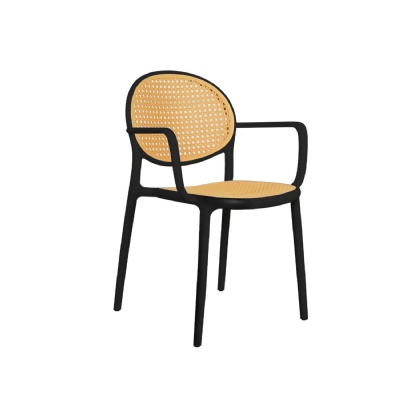 plastic chairs outdoor stackable restaurant armchairs rattan dining room