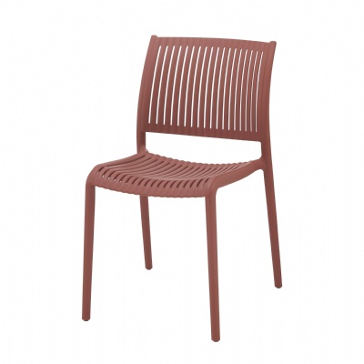 Contemporary PP Plastic Outdoor Chair Nordic Style Modern Cafe Chairs