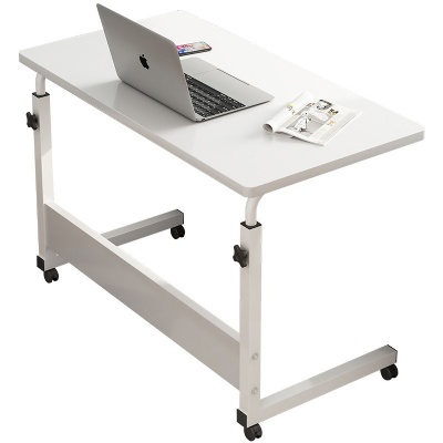 adjustable computer desk top wooden modern cheap mobile wheels computer desks laptop stand for sale