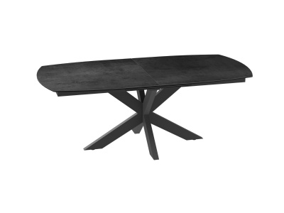 Modern Simple Adjust Expanding Dining Tables Nordic Style Extendable Ceramic Dining Table With Carbon Steel Base