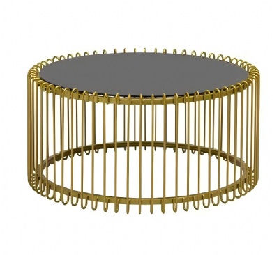 living room Golden WIRE TABLE GARDEN PARTY DECORATIVE TABLE METAL ROUND PARTY DECOR COFFEE TABLE