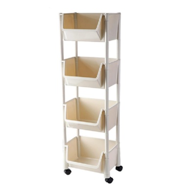 PP Plastic Display Racks Premium Customizable Retail Storage Solution